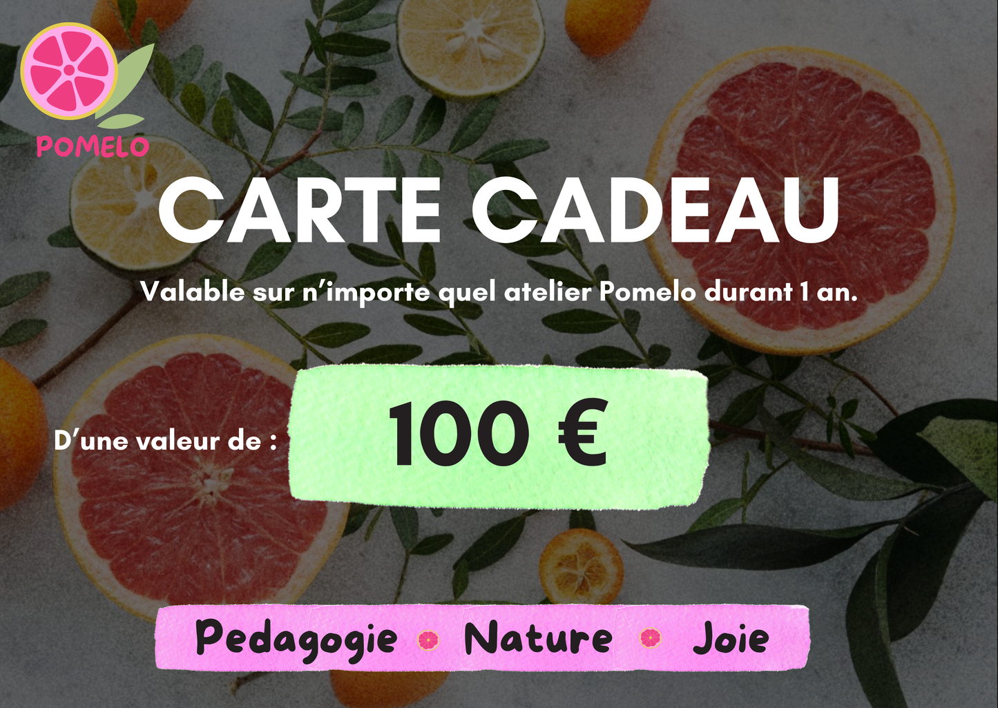 Carte cadeau Pomelo
